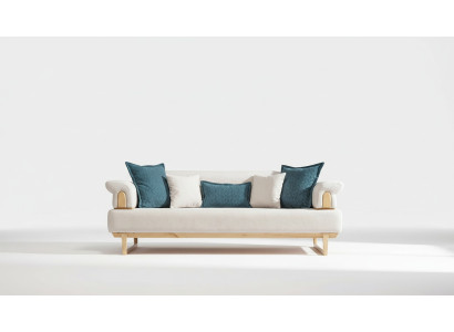 Luksusowa trzyosobowa Sofa Biała 3 miejsce do siedzenia Sofas Design Modern Design Meble