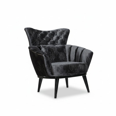 Meble Design Fotel Nowoczesny Design Fotel Włókienniczy Salon Czarny