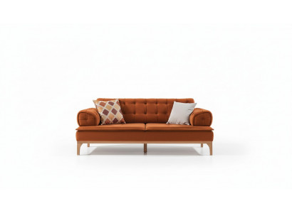 Zestaw sofowy Ustawić Sofy Sofa Fotel trzyosobowa 3+1 miejsce siedzące Orange