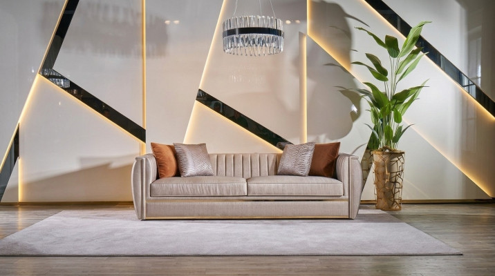 Luksusowa trzyosobowa sofa 3 miejsce do siedzenia Sofy Design Modern Design Meble Nowe