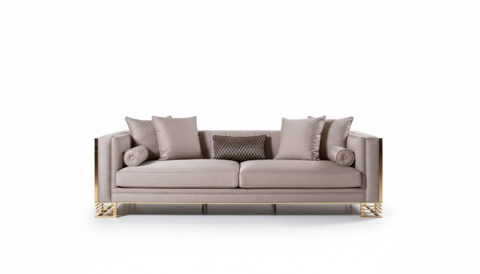 Sofa 3 miejsce do siedzenia Nowoczesna kanapa Podkładka Sofy Design Sofa Trzyosobowa Siedziba