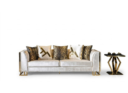 Sofa 3 Siedziba Sofy Siedziba Design Kanapa Trzyosobowa Luksusowe Meble Styl Nowoczesny