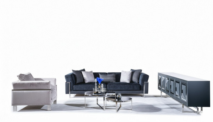 Salon Zestaw sofowy 3+1 miejsce do siedzenia stolik kawowy Sofa Fotel Zestaw 4-częściowy.