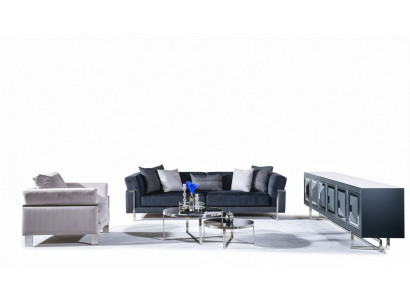 Salon Zestaw sofowy 3+1 miejsce do siedzenia stolik kawowy Sofa Fotel Zestaw 4-częściowy.