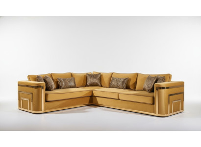 Narożniki Meble Materiał Żywy krajobraz Narożnikowa kanapa Sofa w kształcie litery L Zestaw narożny