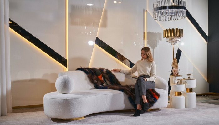 Luksusowa trzyosobowa sofa 3 miejsce do siedzenia Sofy Siedziba Design Meble Couches Biały