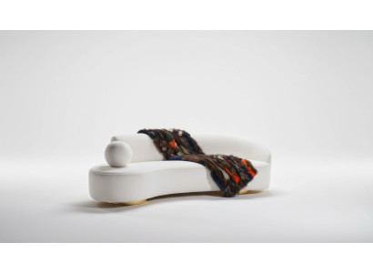 Luksusowa trzyosobowa sofa 3 miejsce do siedzenia Sofy Siedziba Design Meble Couches Biały