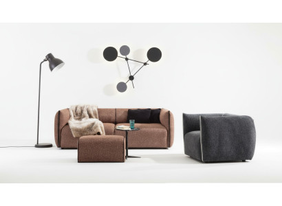 Luksusowa Kanapa 4+1 Meble Sofa Kanapy Zestaw sofowy 2-częściowy. Zestaw sofowy brąz