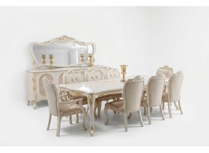 stoły stół do jadalni Stół obiadowy jadalnia Drewno Tabela Baroque Dining Luxury Meble Nowe