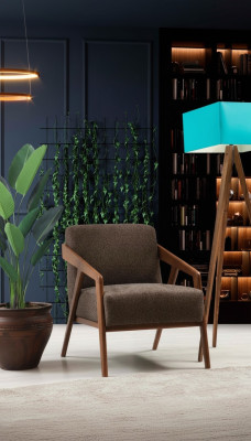 Fotel miejsce siedzące Pokój dzienny 1 Siedziba Materiał Poliester Styl Nowoczesny Design Luksus Nowość