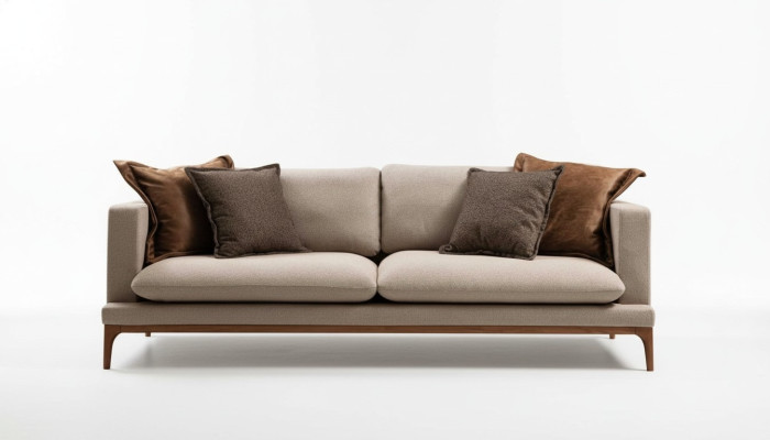 Sofa dwuosobowa 2 miejsce do siedzenia Sofy Materiał Włókienniczy Salon Poliester Styl Nowoczesny Nowy