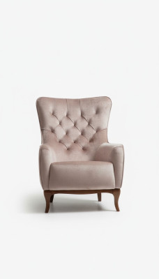 Fotel Single Seater Luxury 1 miejsce do siedzenia Podkładka Siedziba Projektant Włókienniczy Siedziba Material Modern