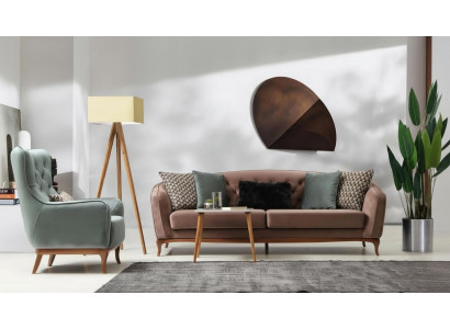 Ustawić zestaw sofowy Luksusowa Sofa 4+1 Siedziba Grupa Living Room Material Design Meble