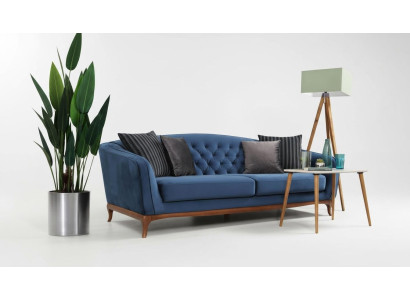Luksusowa Sofa Projektowana Trzyosobowa Nowoczesna Kanapa Niebieskie Kanapy Meble Podkładka Loft Nowość
