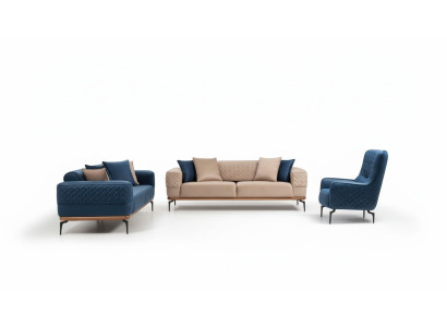 Zestaw sofowy Kompletny zestaw kanap 331 Siedziba Fotel Sofa Kanapy Zestaw mebli Nowy