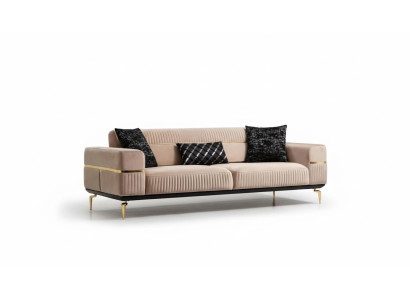 Luksusowa Sofa Projektowana Trzyosobowa Nowoczesna Kanapa Beżowa Kanapy Meble Podkładka Loft Nowość