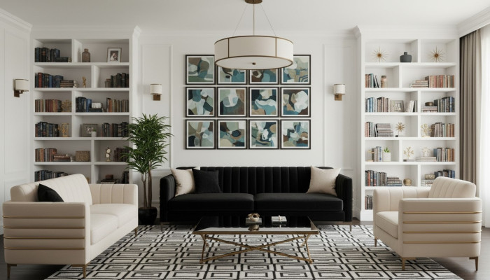 Zestaw sofowy Kompletna grupa wypoczynkowa Sofa 3+3+1 Siedziba Fotel Materiał Kanapa Kanapy Nowe