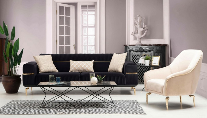 Zestaw sofowy Sofa Ustawić Sofy 3+1 Siedziba Fotel Meble Podkładka Designerskie Kanapy