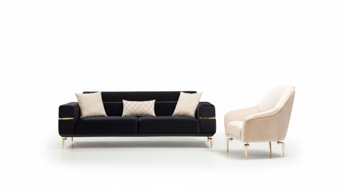 Zestaw sofowy Sofa Ustawić Sofy 3+1 Siedziba Fotel Meble Podkładka Designerskie Kanapy
