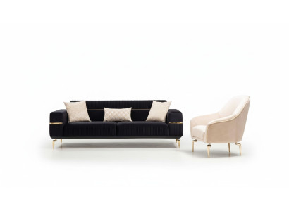 Zestaw sofowy Sofa Ustawić Sofy 3+1 Siedziba Fotel Meble Podkładka Designerskie Kanapy