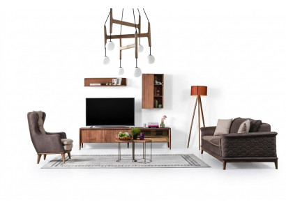 Zestaw sofowy Sofa Luksusowa Ustawić Sofy Fotel 3+1 miejsce do siedzenia Materiał Nowoczesny Design Nowy