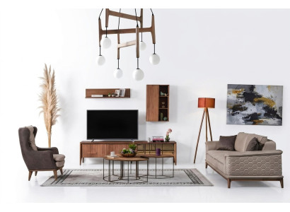 Luksusowy Zestaw sofowy Sofa Ustawić Sofy Fotel 3+1 miejsce do siedzenia Materiał Nowoczesny Design Nowość