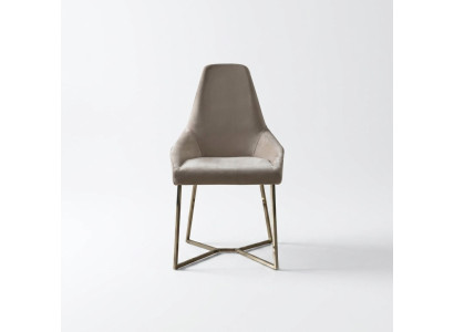 Fotel Krzesło do Jadalni Luksusowy Beżowy Fotel Krzesło Krzesła Modern Design Meble