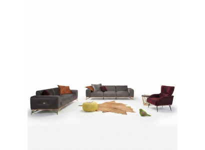 Zestaw sofowy Ustawić Sofę Fotel Sofy Kompletna Sofa Zestaw miejsca do siedzenia Materiał