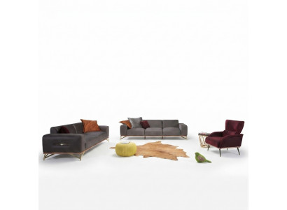 Zestaw sofowy Ustawić Sofę Fotel Sofy Kompletna Sofa Zestaw miejsca do siedzenia Materiał
