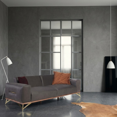 Sofa trzyosobowa 3 miejsce do siedzenia Luksusowe sofy do salonu, nowoczesny materiałowy design