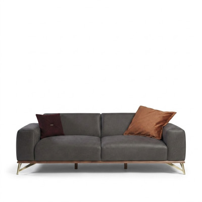 Sofa trzyosobowa 3 miejsce do siedzenia Luksusowe sofy do salonu, nowoczesny materiałowy design