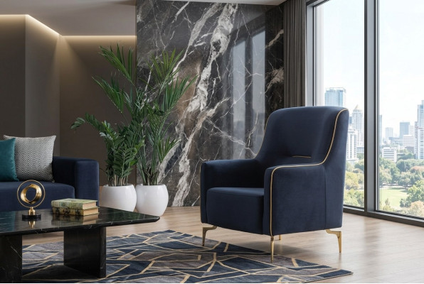 Fotel Jednomiejscowy 1 Siedziba ClubFotel Materiał Nowoczesne Krzesło Meble do Salonu Włókienniczego