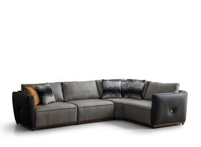 Salon Narożnikowa kanapa Sofy Sofa w kształcie litery L Narożnik sofa z tkaniny Luksusowy Materiał Zestaw narożny Nowość