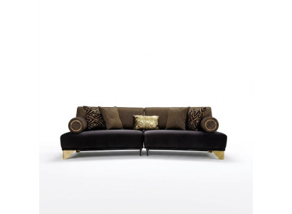 Sofa trzyosobowa 3 miejsce do siedzenia luksusowe sofy salon kanapa materiałowe kanapy 260cm meble