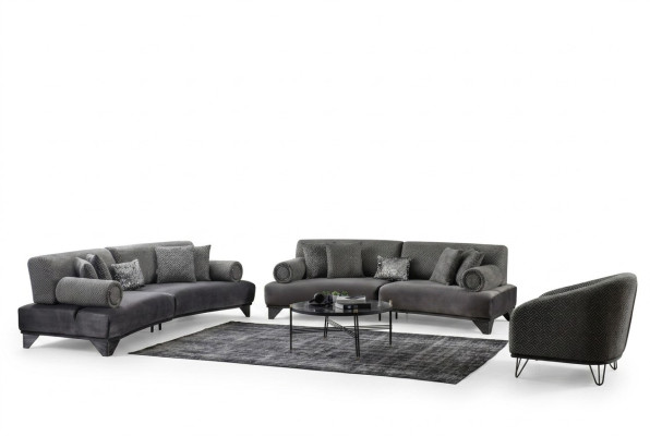 Luksusowy Zestaw sofowy Ustawić Sofy Sofa Fotel trzyosobowa 3+3+1 miejsce do siedzenia Materiał Nowy