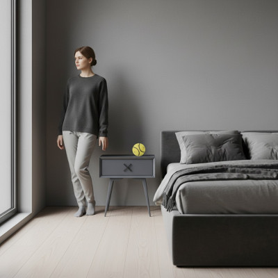 Stolik nocny Szafki nocne Stolik dziecięcy Tabela żłobek Drewno Design Modern