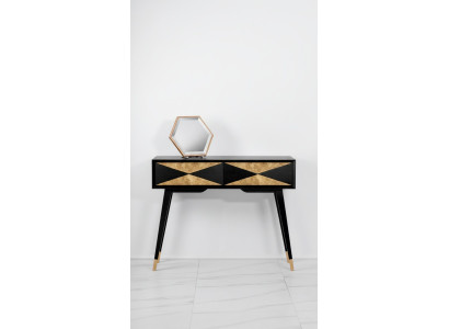 Stół konsolowy Tabela konsola Kredens stolik boczny Drewno Modern Luxury Gold Design
