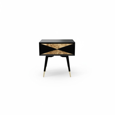 Stolik nocny Szafki nocne Tabela Drewno Design Modern Sypialnia stoły Nowość