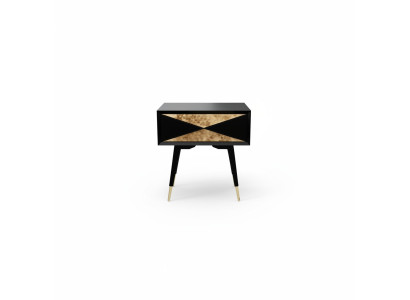 Stolik nocny Szafki nocne Tabela Drewno Design Modern Sypialnia stoły Nowość
