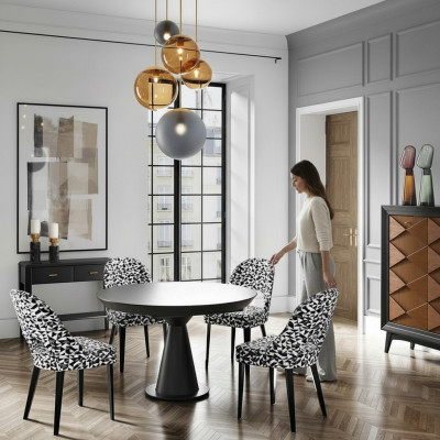 Krzesło do jadalni Krzesło Fotel miejsce do siedzenia 1 Siedziba ClubFotel Materiał Modern jadalnia Drewno