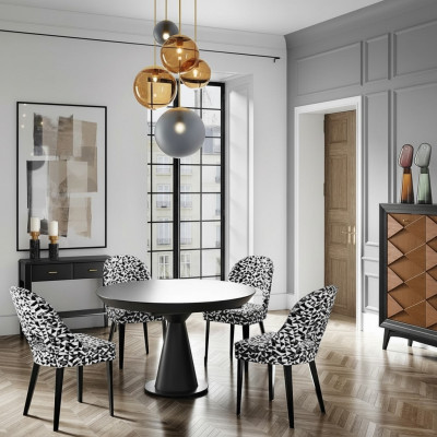 Krzesło do jadalni Krzesło Fotel miejsce do siedzenia 1 Siedziba ClubFotel Materiał Modern jadalnia Drewno