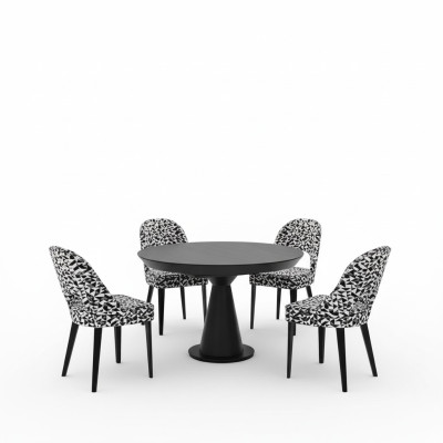 Krzesło do jadalni Krzesło Fotel miejsce do siedzenia 1 Siedziba ClubFotel Materiał Modern jadalnia Drewno