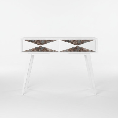 Stół konsolowy Tabela konsola Kredens stolik boczny Drewno Modern Luxury Design Meble