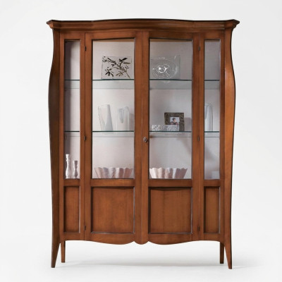 Gablota Szafki Witryny Szafa Drewno Szkło Meble Salon Classic Kredens
