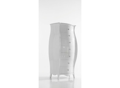 Luksusowe Kredens Szafki Komody Drewno Sypialnia Nowoczesny Design Biały Stil Duży