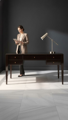 Biurko Tabela Office Biurko Biurko komputerowe Drewno Luksusowy brązowy design