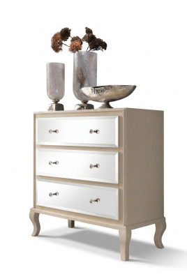 Kredens Kredens Szafa Designerska Luksusowa Szafki Komody Nowoczesny Beżowy Design