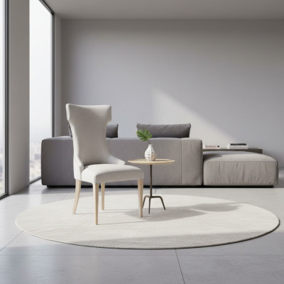 Krzesło do jadalni Krzesło Fotel Fotel jadalnia Krzesła Drewno Modern Luxury Grey