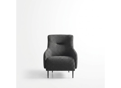 Fotel EarsFotel Nowoczesny Materiał Salon Poliester Szary Design Siedziba Nowy