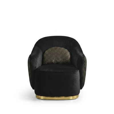 Fotel EarsFotel Nowoczesny Materiał Salon Poliester Niebieski Design Siedziba